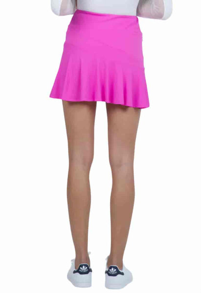 Ibkul hot pink flounce skort