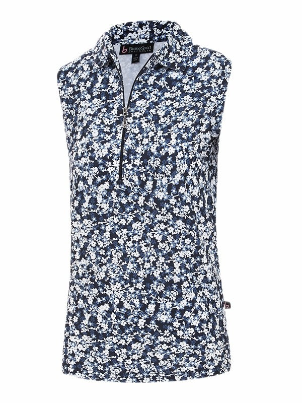 Birdee Sport Plus Size+ Sleeveless Posy Print