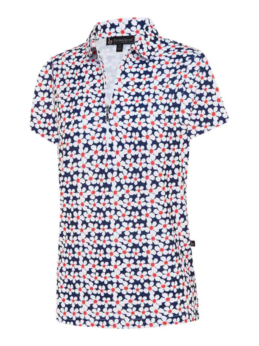 Birdee Sport Plus Size+ Short Sleeve in Mod-squad print