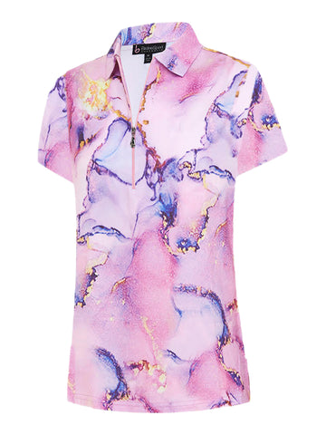 Birdee Sport Plus Size+ Short Sleeve in Prism print