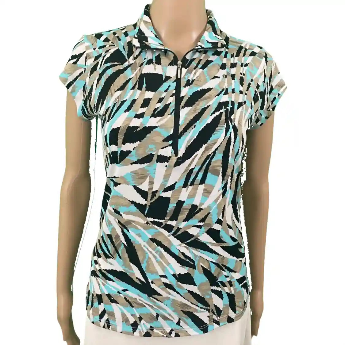 Corsican capped sleeve polo in Amazon