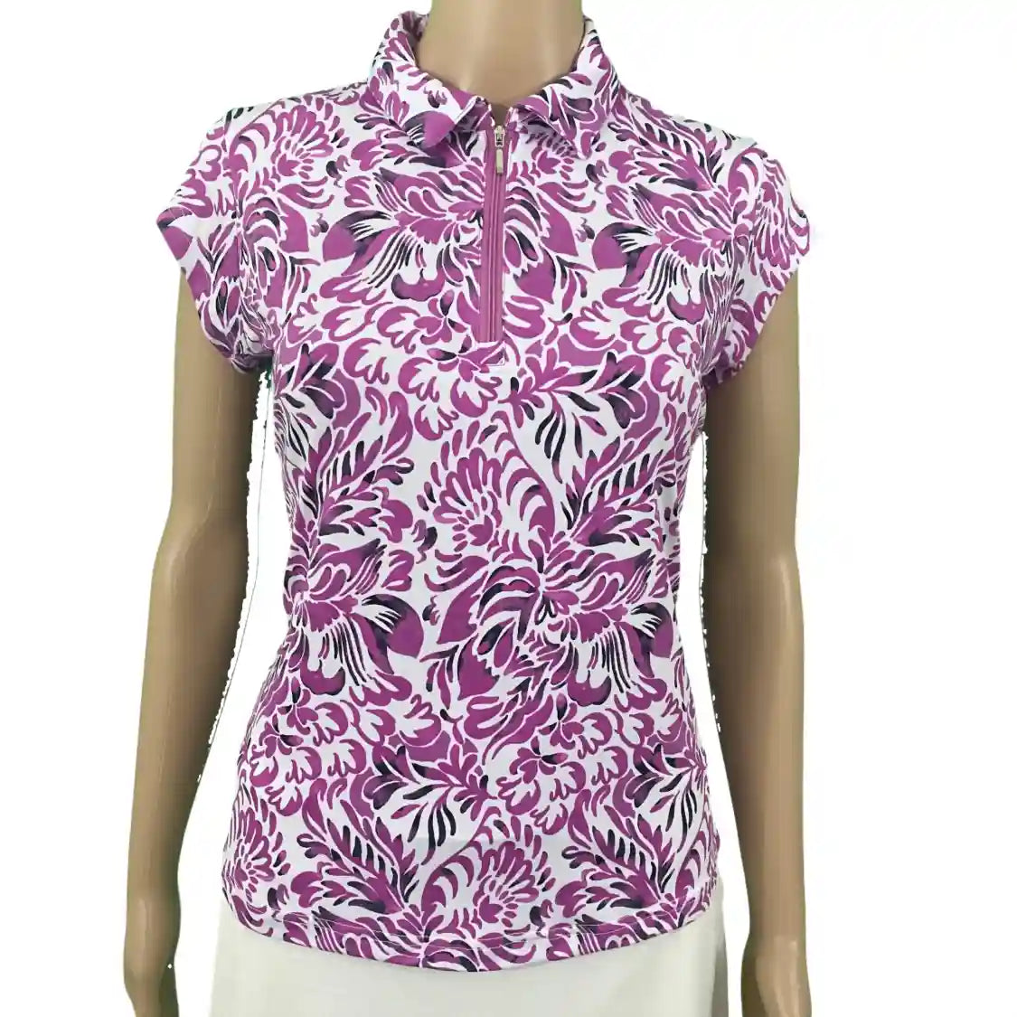 Corsican Capped Sleeve Polo in Turin - with Plus+ sizes