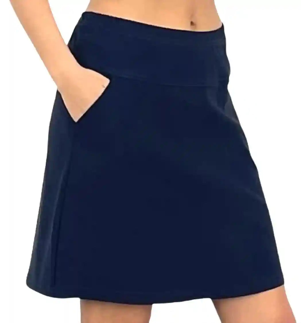 Corsican New Jersey Skort in Devotion - Navy