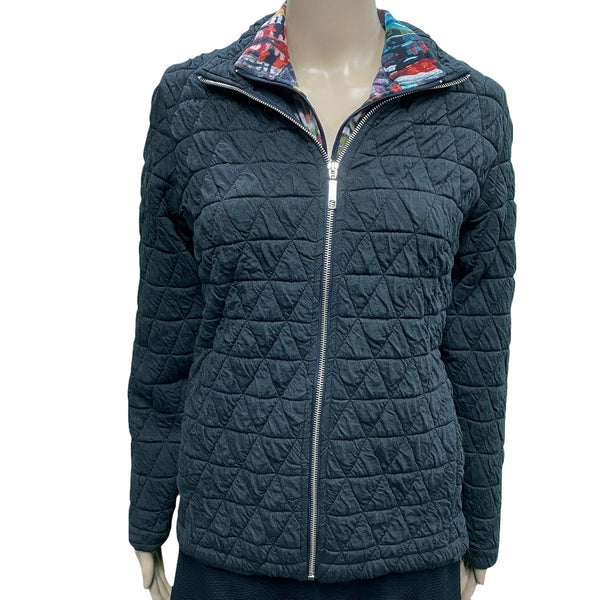 Corsican quilted jacket in black