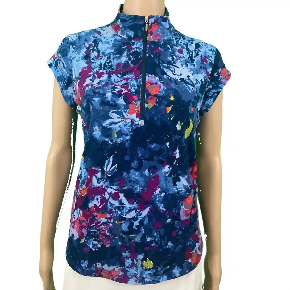 Corsican Capped Sleeve Polo in Florence