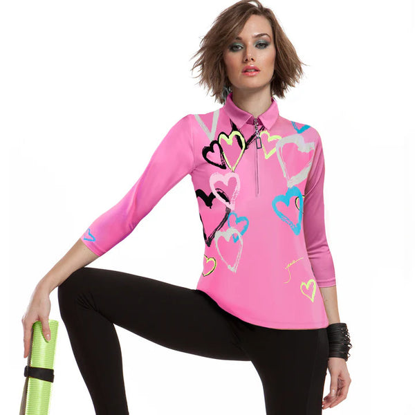 取寄) ジェイミー サドック レディース ロング スリーブ 1/4 ジップ