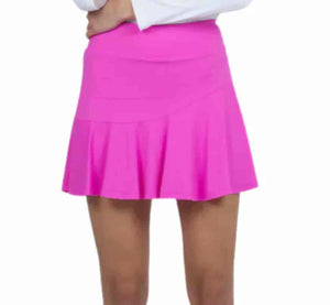 Ibkul hot pink flounce skort