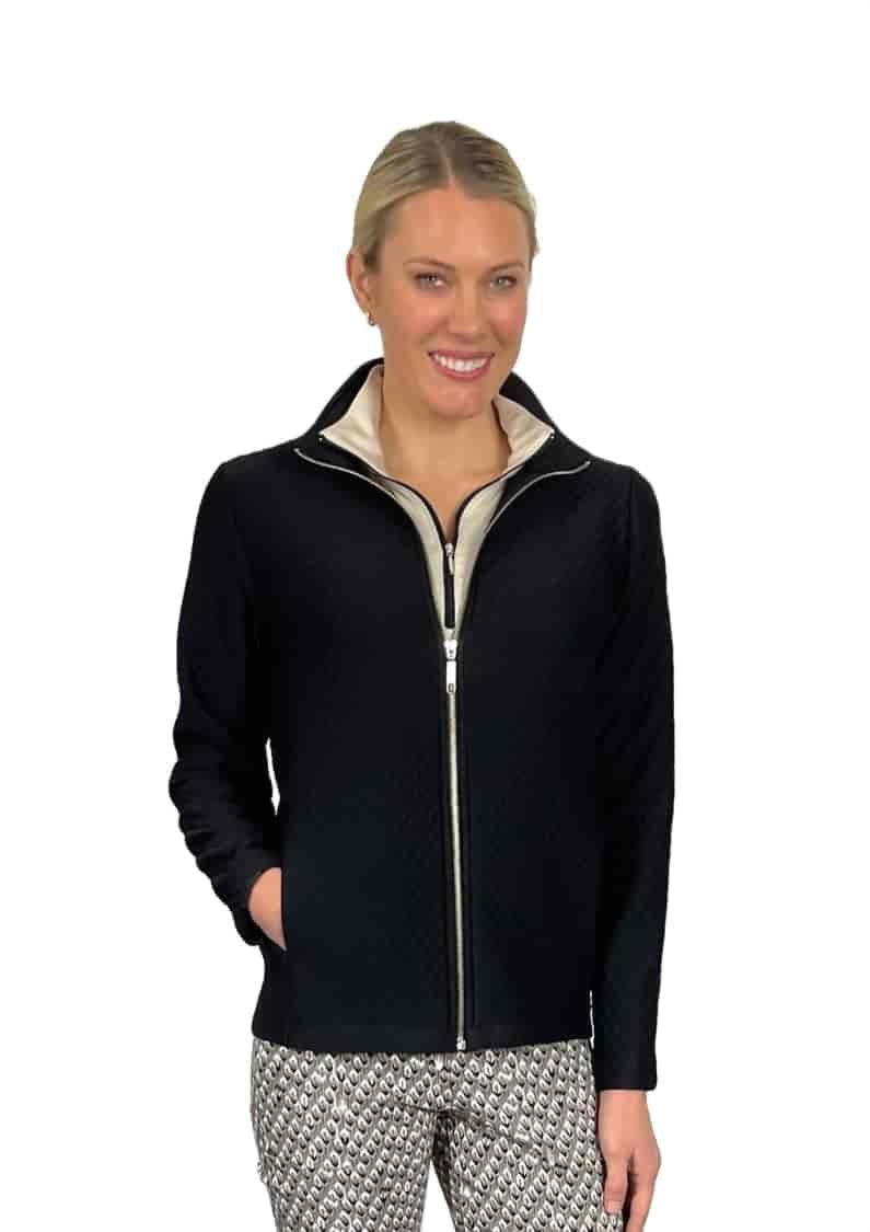 Corsican Jacket in Razor Black - size XS only – Golf Women On Course
