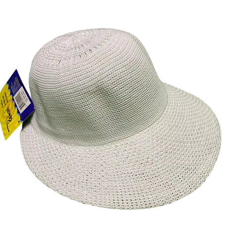 Radicool knit visor in white